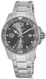 Longines Hydroconquest Szary/Stal Ø43 mm L3.782.4.76.6