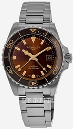Longines Hydroconquest Brązowy/Stal Ø41 mm L3.790.4.66.6