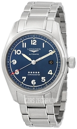 Longines Spirit Niebieski/Stal Ø40 mm L3.810.4.93.6