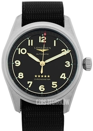 Longines Spirit Czarny/Tkanina Ø42 mm L3.811.1.53.2