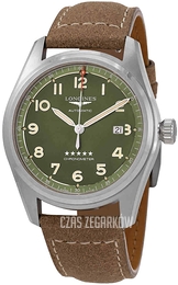 Longines Spirit Zielony/Skóra Ø42 mm L3.811.4.03.2