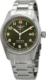 Longines Spirit Zielony/Stal Ø42 mm L3.811.4.03.6