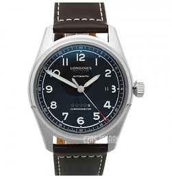 Longines Spirit Czarny/Skóra Ø42 mm L3.811.4.53.3