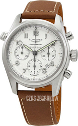 Longines Spirit Srebrny/Skóra Ø42 mm L3.820.4.73.2