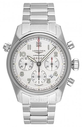 Longines Spirit Srebrny/Stal Ø42 mm L3.820.4.73.6