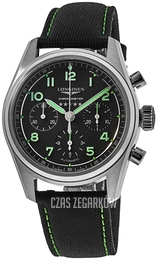 Longines Spirit Czarny/Tkanina Ø42 mm L3.829.1.53.2