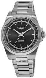 Longines Conquest Czarny/Stal Ø41 mm L3.830.4.52.6