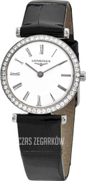 Longines Grande Classique Biały/Skóra Ø24 mm L4.241.0.11.2