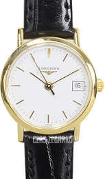 Longines Presences Biały/Skóra Ø23.5 mm L4.277.6.12.0