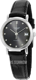 Longines Elegant Szary/Skóra Ø26 mm L4.309.4.78.2