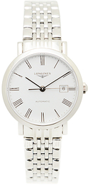 Longines Elegant Biały/Stal Ø29 mm L4.310.4.11.6