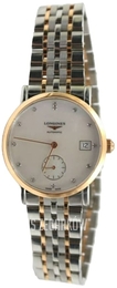 Longines Elegant Biały/18 karatowe różowe złoto Ø34.5 mm L4.312.5.87.7