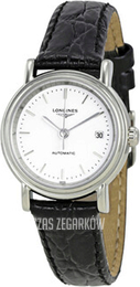 Longines Grande Classique Biały/Skóra Ø25.5 mm L4.321.4.12.2