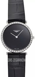 Longines La Grande Classique De Longines Czarny/Skóra Ø29 mm L4.523.0.50.2