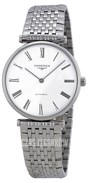 Longines Grande Classique Biały/Stal Ø34 mm L4.708.4.11.6