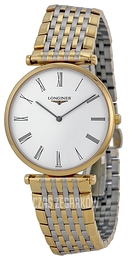 Longines Grande Classique Biały/Stal w odcieniu złota Ø33 mm L4.709.2.11.7