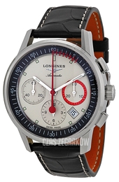 Longines Heritage Srebrny/Skóra Ø41 mm L4.754.4.72.4