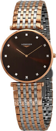 Longines La Grande Classique De Longines Brązowy/Stal Ø37 mm L4.766.1.67.7