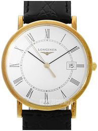 Longines Grande Classique Biały/Skóra Ø34 mm L4.777.6.11.0