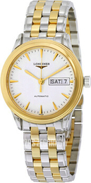 Longines Flagship Biały/Stal w odcieniu złota Ø35.6 mm L4.799.3.22.7