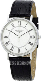 Longines Presences Biały/Skóra Ø33 mm L4.819.4.11.2