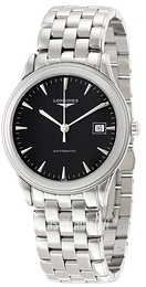 Longines Heritage Czarny/Stal Ø38.5 mm L4.874.4.52.6