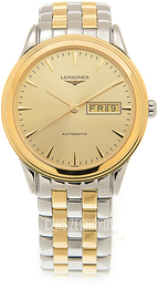 Longines Flagship Żółte złoto/Stal w odcieniu złota Ø38.5 mm L4.899.3.32.7