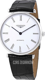 Longines Grande Classique Biały/Skóra Ø36 mm L4.908.4.11.2