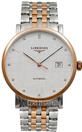 Longines Elegant Szary/Stal w kolorze różowego złota Ø39 mm L4.910.5.77.7