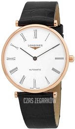 Longines La Grande Classique De Longines Biały/Skóra Ø38 mm L4.918.1.91.2