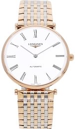 Longines La Grande Classique De Longines Biały/Stal Ø38 mm L4.918.1.91.7