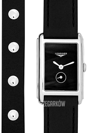 Longines Dolcevita Czarny/Skóra L5.255.4.59.2