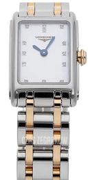 Longines DolceVita Biały/18 karatowe różowe złoto L5.258.5.87.7