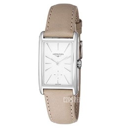 Longines Dolcevita Biały/Skóra L5.512.4.11.7