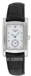 Longines DolceVita Biały/Skóra 26.3x32.1 mm L5.655.4.16.2