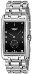 Longines DolceVita Czarny/Stal L5.755.4.57.6