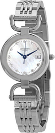 Longines Equestrian Biały/Stal Ø26.5 mm L6.130.4.87.6