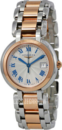 Longines Primaluna Srebrny/18 karatowe różowe złoto Ø30 mm L8.112.5.78.6