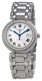 Longines PrimaLuna Srebrny/Stal Ø30 mm L8.113.0.71.6