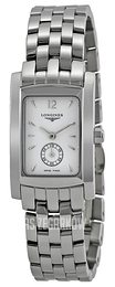 Longines DolceVita Biały/Stal 25x20 mm L5.155.4.16.6