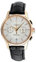 Longines Heritage Srebrny/Skóra Ø37.8 mm L4.756.8.72.2