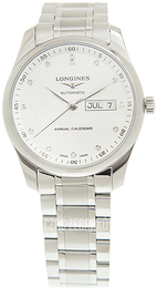 Longines Master Srebrny/Stal Ø40 mm L2.910.4.77.6