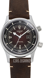 Longines Heritage Brązowy/Skóra Ø36 mm L3.374.4.60.0