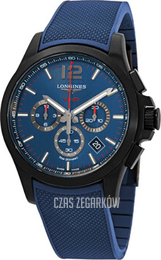 Longines Conquest V.H.P. Niebieski/Guma Ø44 mm L3.727.2.96.9