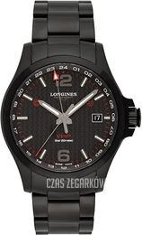 Longines Conquest V.H.P. Czarny/Stal Ø43 mm L3.728.2.66.6