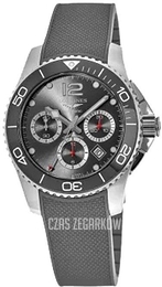 Longines Hydroconquest Szary/Guma Ø41 mm L3.783.4.76.9