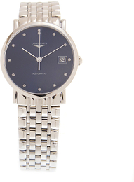 Longines Elegant Niebieski/Stal Ø34.5 mm L4.809.4.97.6