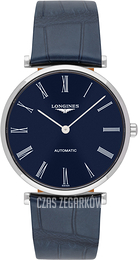Longines La Grande Classique De Longines Niebieski/Skóra Ø36 mm L4.908.4.94.2