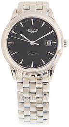 Longines Flagship Czarny/Stal Ø38.5 mm L4.974.4.52.6