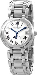 Longines Primaluna Srebrny/Stal Ø30.5 mm L8.115.4.71.6